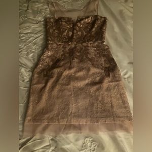 BCBG light pink/ nude size 6 dress